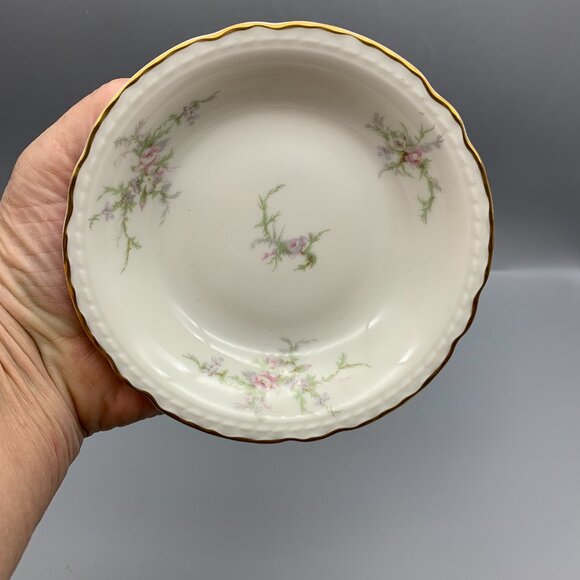 Vintage 1950's Royal Jackson set of 4 Dessert Fruit Bowls "Sandra" Pattern - Picture 3 of 7